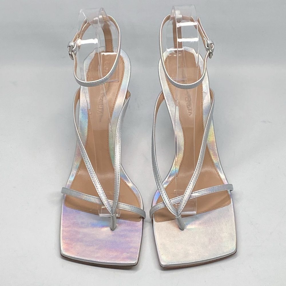 Bottega Veneta Stretch Leather Strappy Thong Sandals size 37.5 - Picture 3 of 14